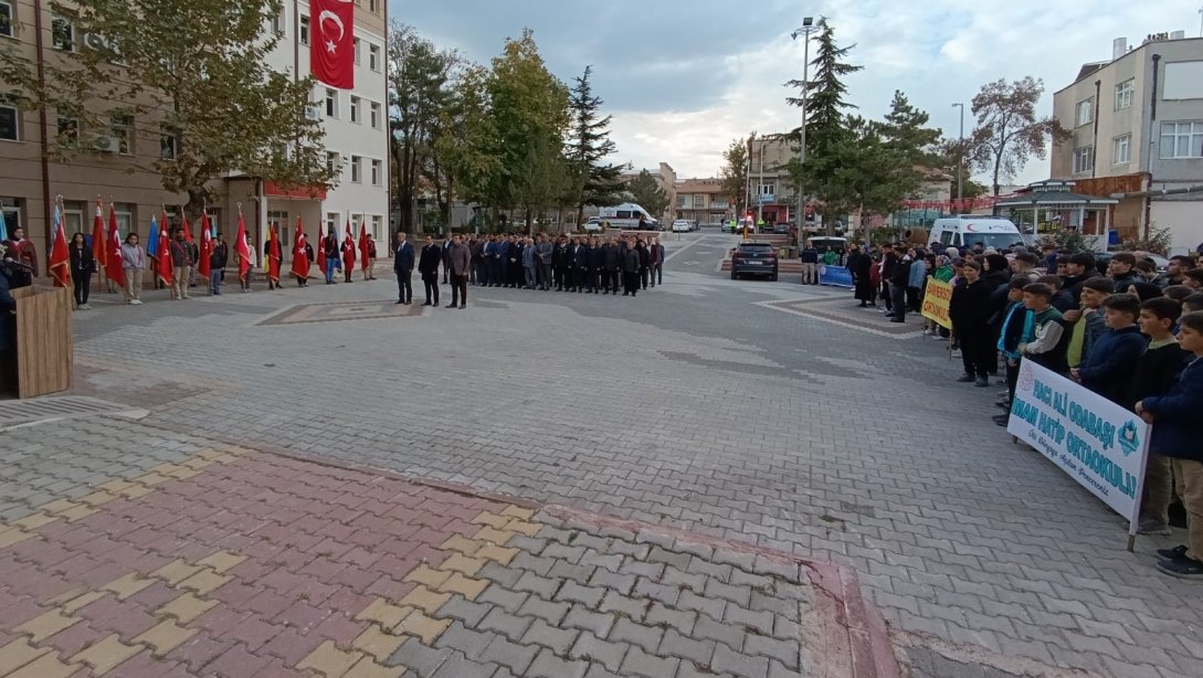 10 Kasım Atatürk'ü Anma Günü Programı Düzenlendi